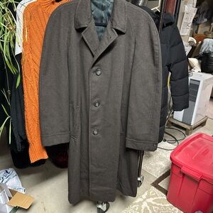 Hart Schaffner Marx Dark Brown Trench Coat